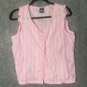 High Sierra Intimates Women Y2K Size Medium‎ sleeveless cottagecore corset top